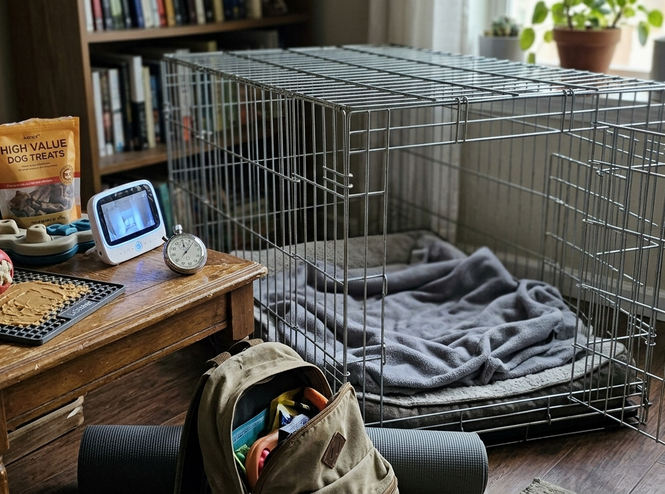 Image showing crate setup